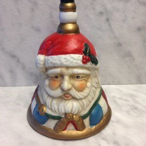NWOT Porcelain Old World Santa Bell